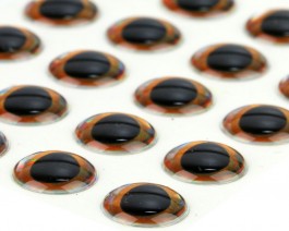 Ultra 3D Epoxy Eyes, Basic Honey, 8 mm